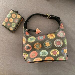 Dooney & Bourke Colorful Logo Shoulder Bag